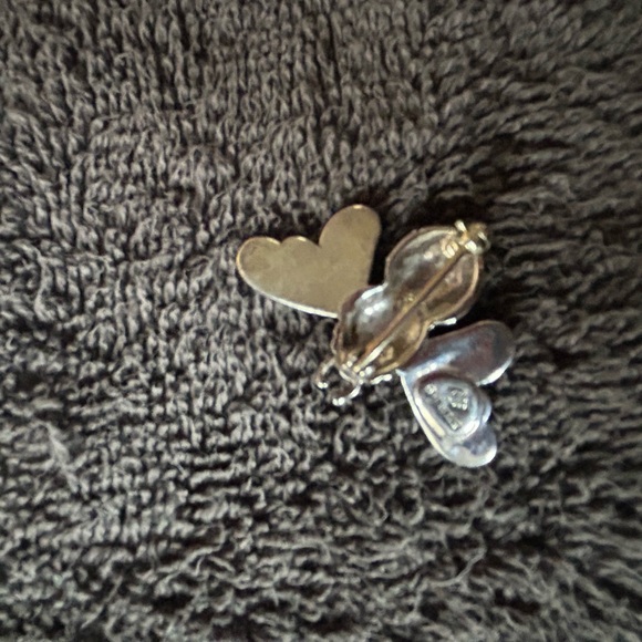 Judith Jack Sterling Silver, Marcasite Pin - Picture 3 of 3